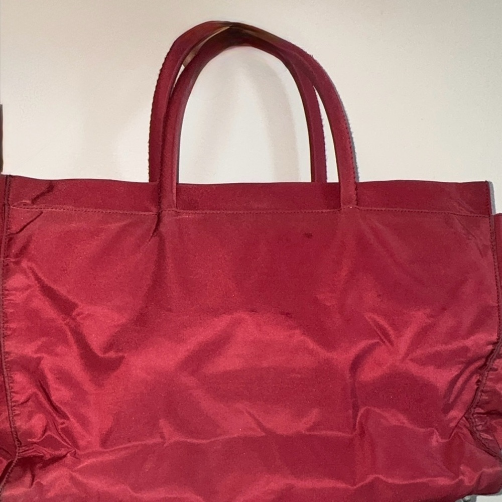 Authentic Prada Deep Red Women's Tote Bag